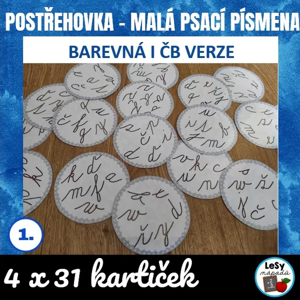 Postřehovka - malá psací písmena 1