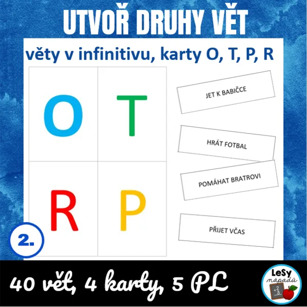 Tvoř různé druhy vět 1