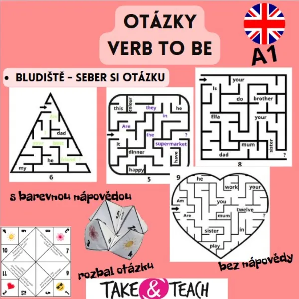 SLOVESO BÝT - VERB TO BE - otázky present simple 1