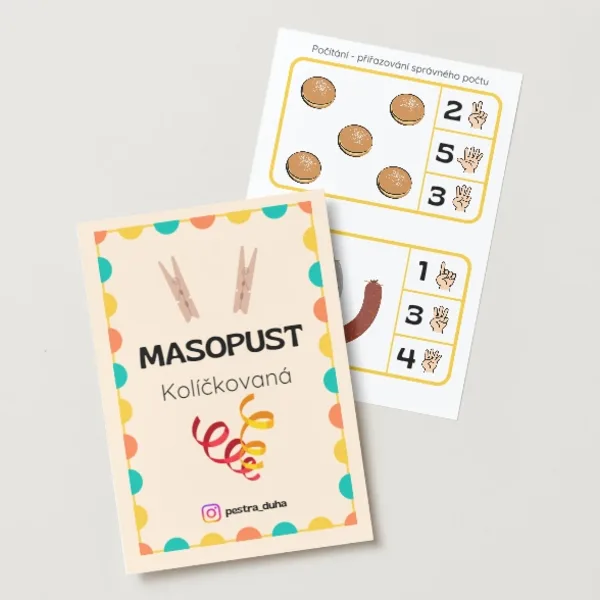 Masopust - kolíčkování 1
