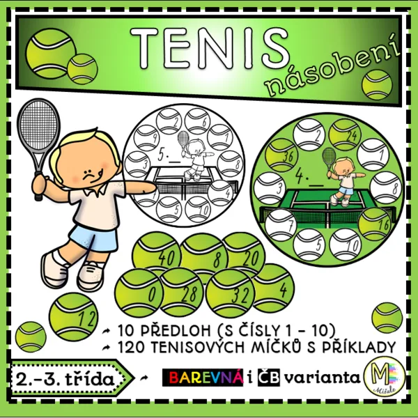 TENIS- NÁSOBENÍ 1