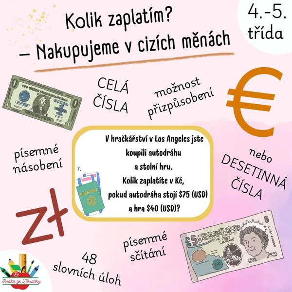 Kolik zaplatím? – Nakupujeme v cizích měnách 1