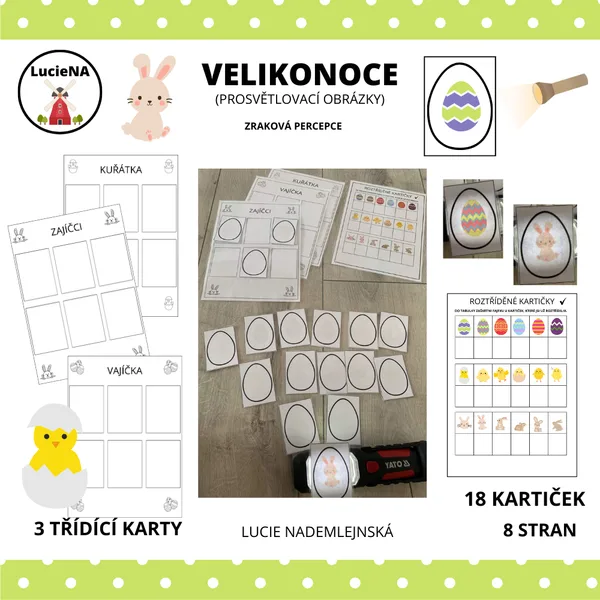 VELIKONOCE - PROSVĚTLOVACÍ OBRÁZKY 1