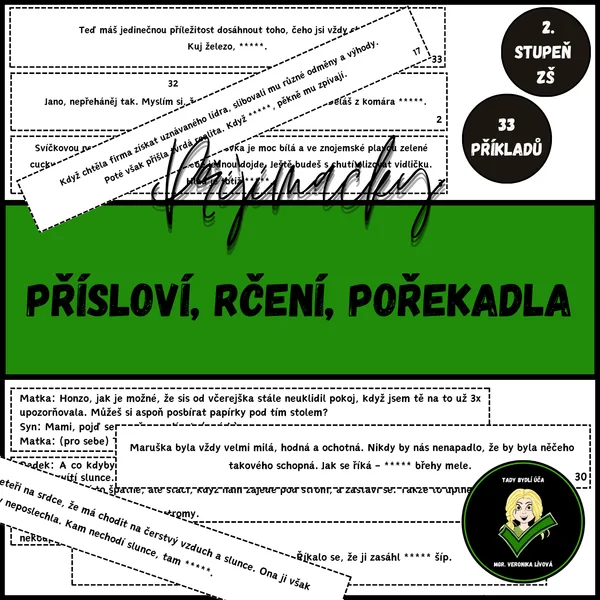 Přísloví, rčení, pořekadla 1
