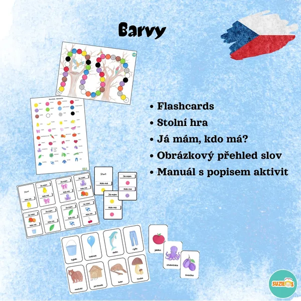 Sada aktivit - barvy 1