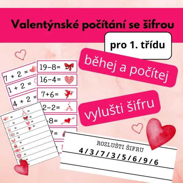 Valentýnské počítání se šifrou  1