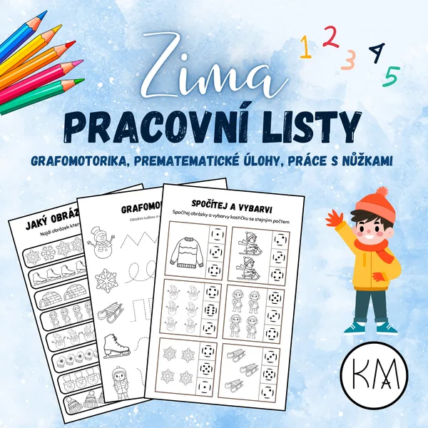 ZIMA - PRACOVNÍ LISTY 1
