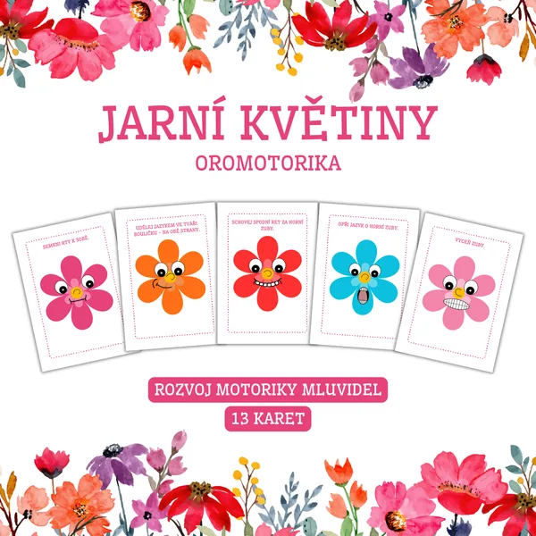 JARNÍ KVĚTINY - oromotorika 1