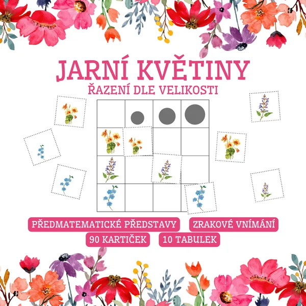 JARNÍ KVĚTINY - řazení dle velikosti 1