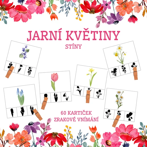 JARNÍ KVĚTINY - stíny 1
