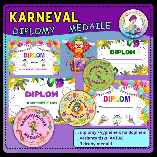KARNEVAL - diplomy a medaile 1