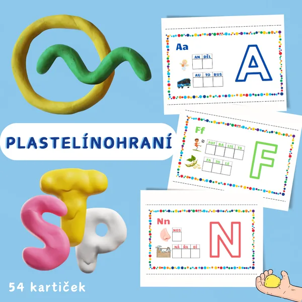 Plastelínohraní - fonematický sluch 1