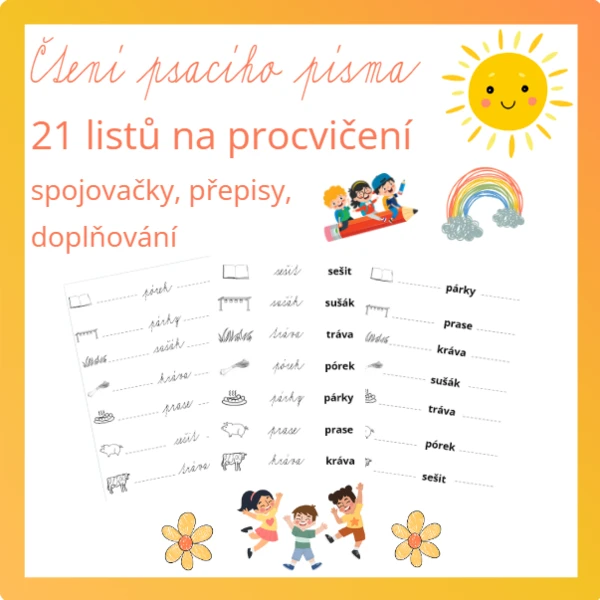 Učíme se číst a psát psacím a tiskacím písmem 1