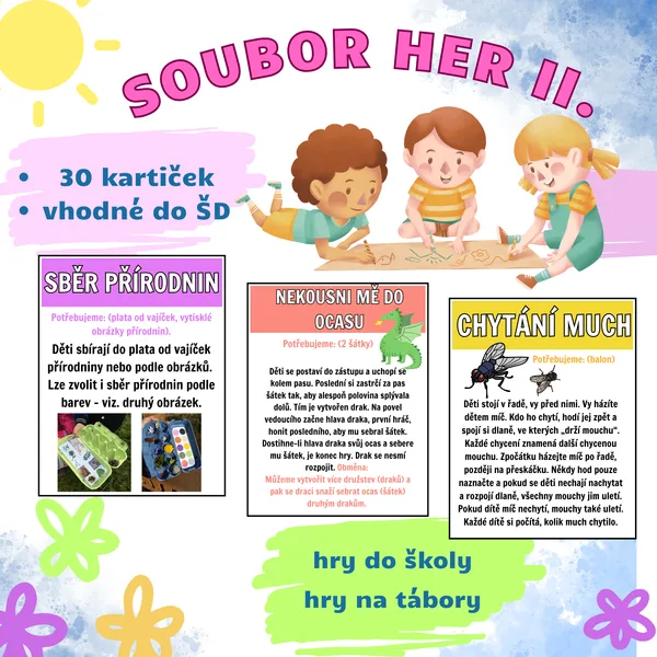 SOUBOR HER II. - 30 kartiček 1