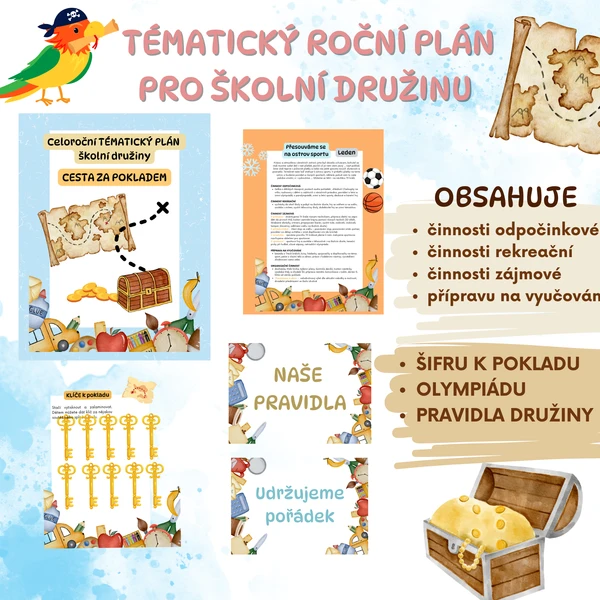 Celoroční tematický plán pro ŠKOLNÍ DRUŽINU - Cesta za pokladem 1