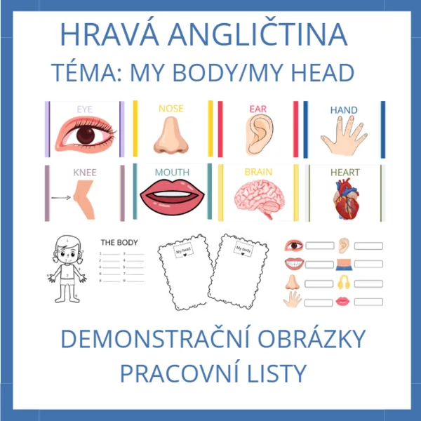 Hravá angličtina : Moje tělo 1