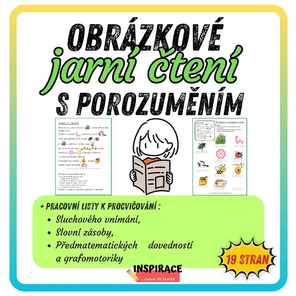 Obrázkové JARNÍ čtení s porozuměním 1
