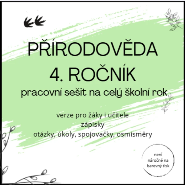 Přírodověda 4 - pracovní sešit 1