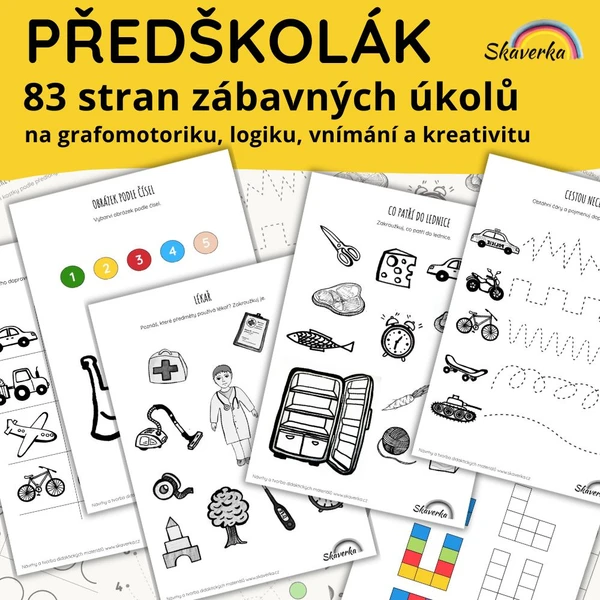Pracovní listy - PŘEDŠKOLÁK 1