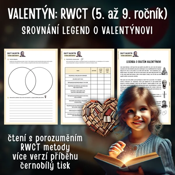 Valentýn: Legendy a jejich srovnání (RWCT 5. až 9. ročník) 1