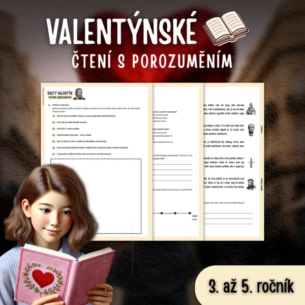 VALENTÝNSKÉ ČTENÍ S POROZUMĚNÍM (3. až 5. ročník) 1