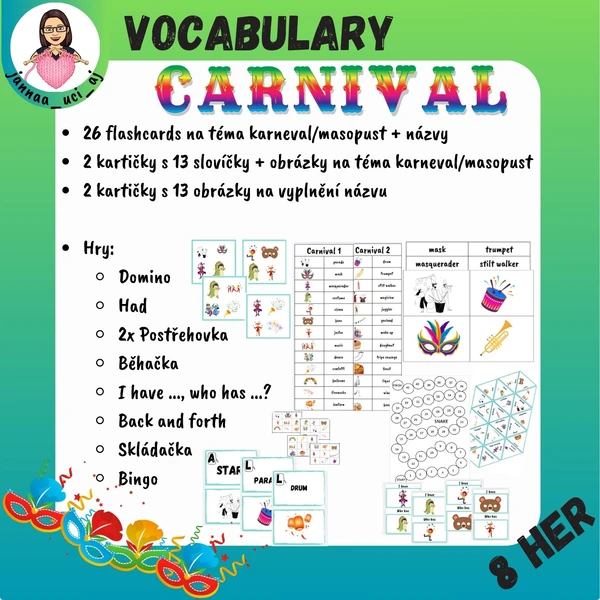 AJ - CARNIVAL - vocabulary 1