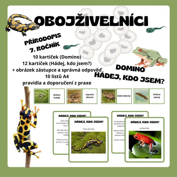 DOMINO a Hádej, kdo jsem - Obojživelníci 1