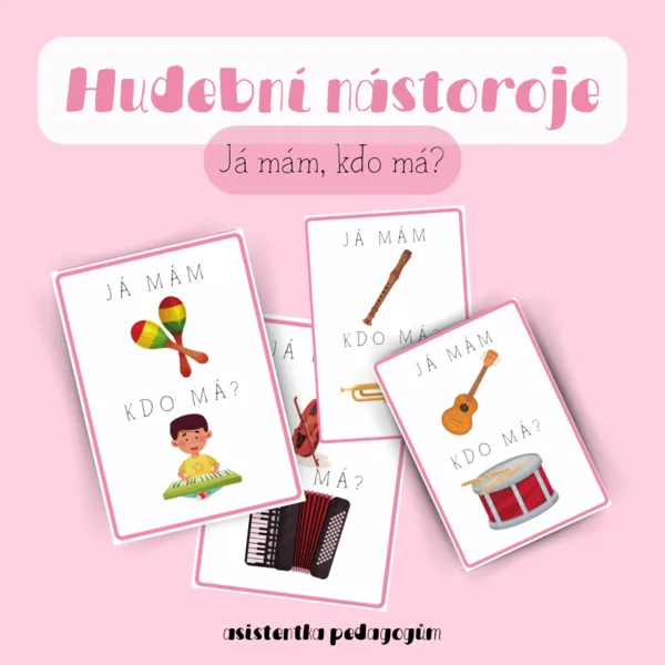 Hudební nástroje - Já mám, kdo má? 1