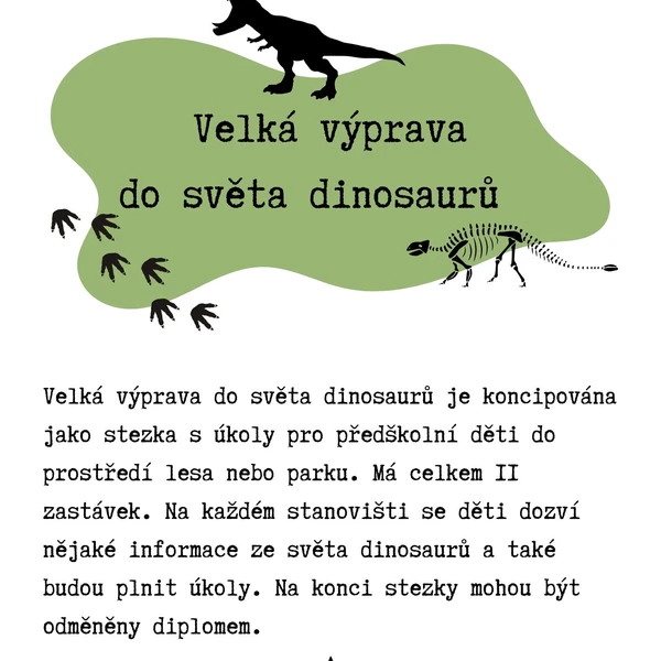 Velká výprava do světa dinosaurů 1