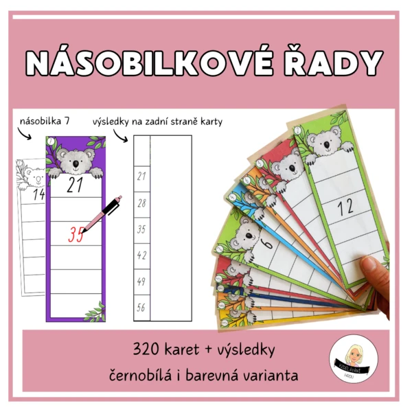 Násobilkové řady- násobilka 1