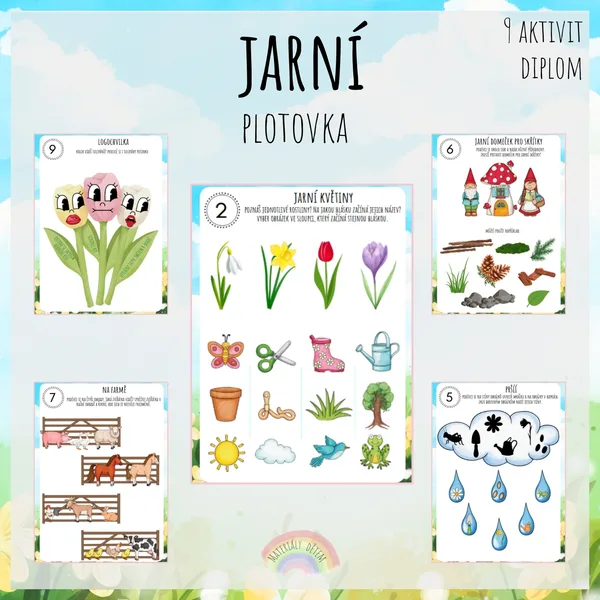🌷🐞Jarní plotovka pro MŠ🐞🌷 1