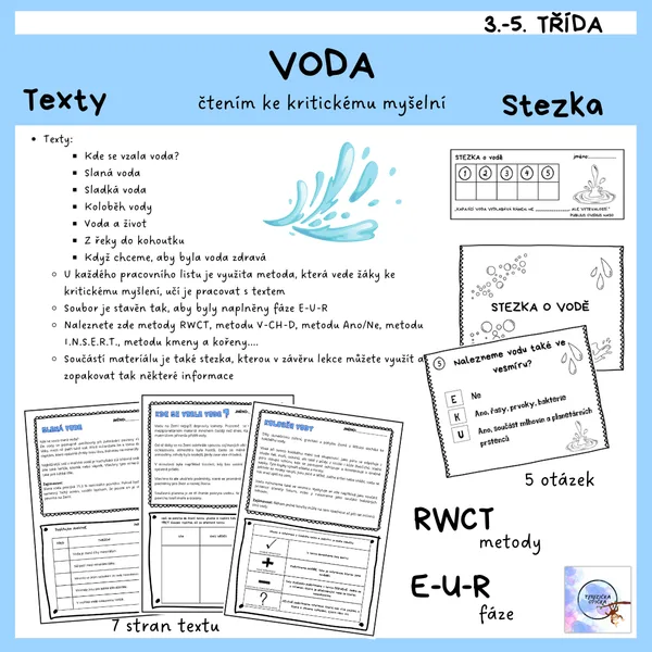 VODA - čtením k rozvoji kritického myšlení 1