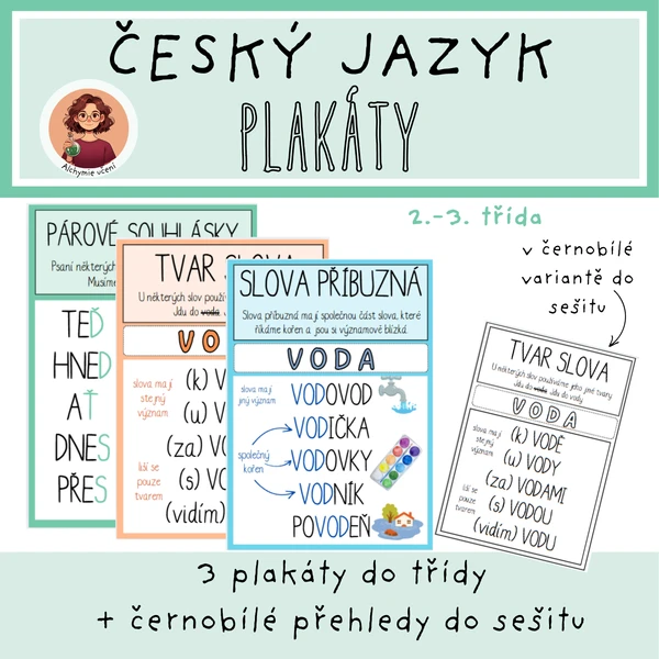 Český jazyk - plakáty 1