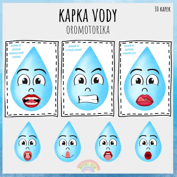 💧Kapka vody, oromotorika💧 1
