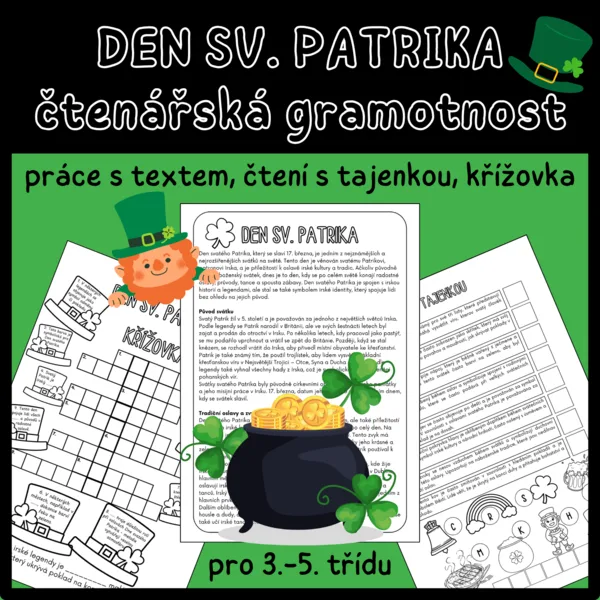 Den sv. Patrika - čtenářská gramotnost 1