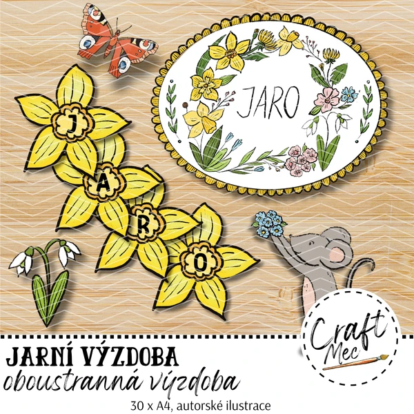 JARNÍ VÝZDOBA - OBOUSTRANNÁ VÝZDOBA 1