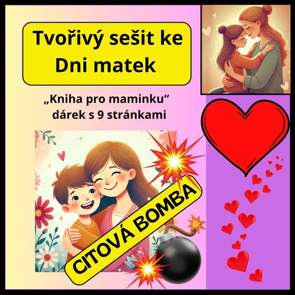 DEN MATEK - Kniha pro maminku – tvořivý sešit ke Dni matek 1