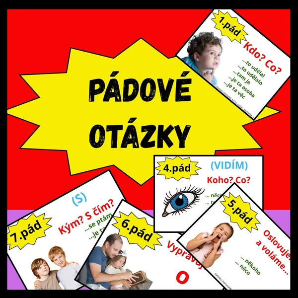 PÁDY PODSTATNÝCH JMEN - POMŮCKA KAŽDÉMU ŽÁČKOVI 1