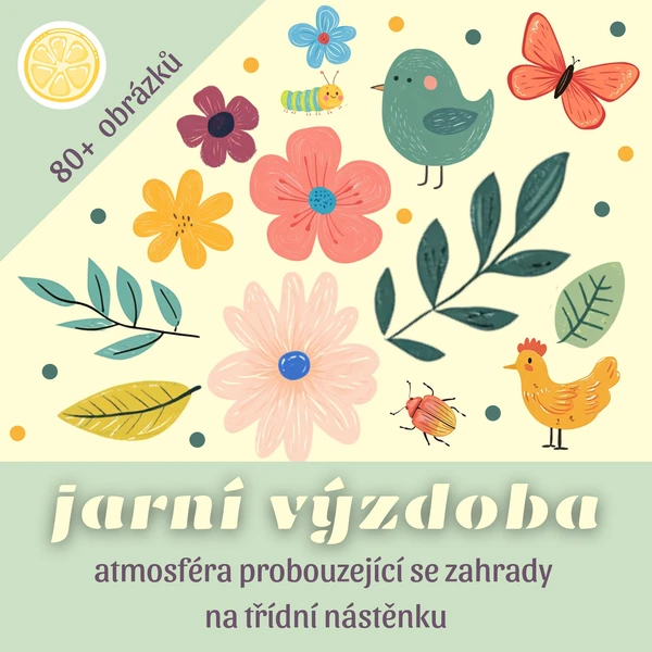 JARNÍ VÝZDOBA NA NÁSTĚNKU 1