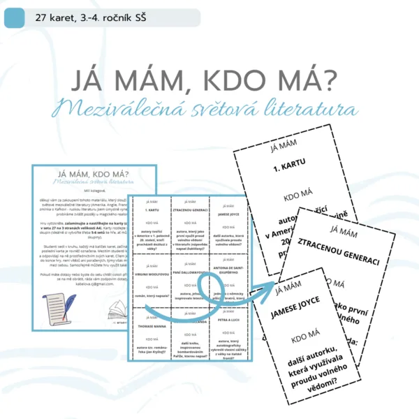 Já mám, kdo má? Meziválečná světová literatura (SŠ) 1