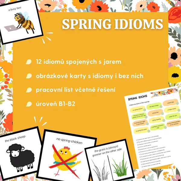 Spring idioms / Idiomy s jarní tematikou 1