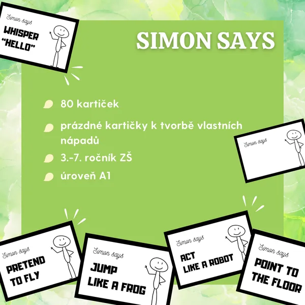 Simon says / Zábavná uvolňující aktivita 1
