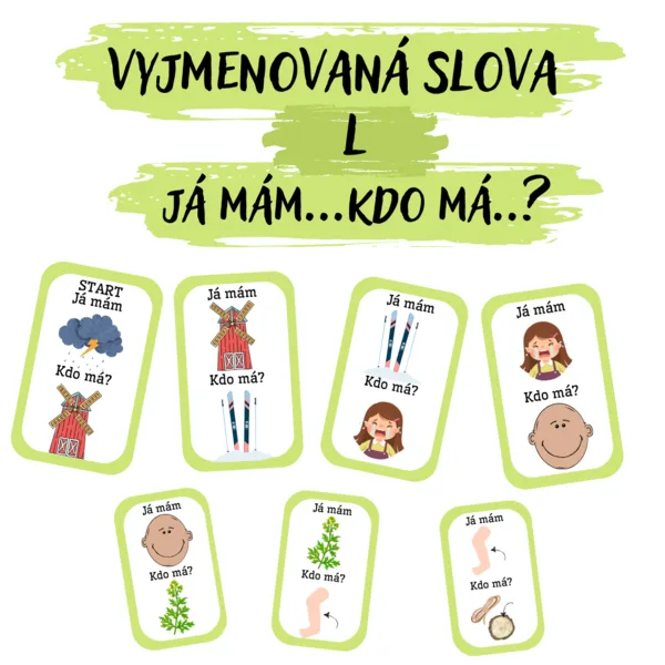 Já mám, kdo má - Vyjmenovaná slova po L 1