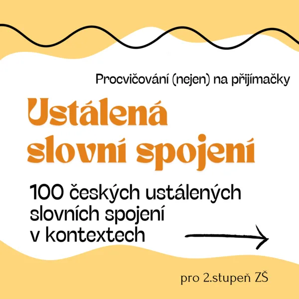 Ustálená slovní spojení v kontextech 1