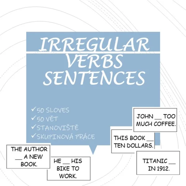 Irregular verbs - sentences 1