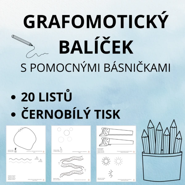 Grafomotorický balíček 1