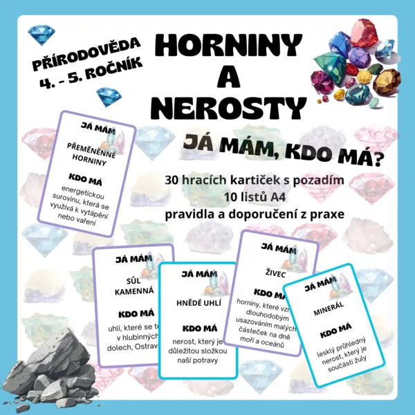 Já mám, kdo má - Horniny a nerosty 1