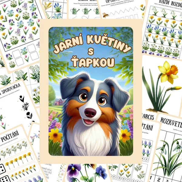 🌸Jarní květiny s Ťapkou🌸 1