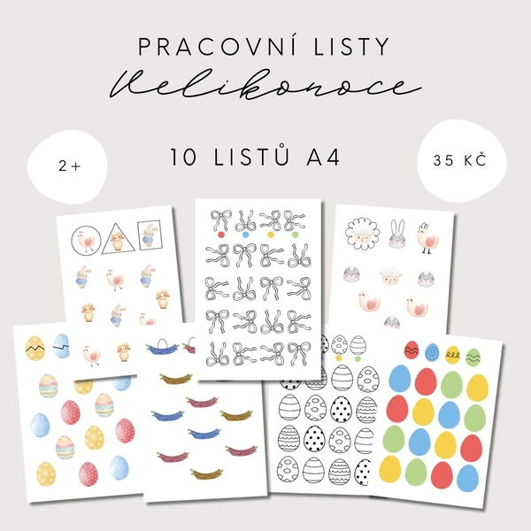 Pracovní listy - Velikonoce 1