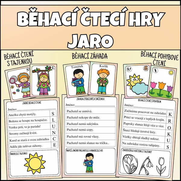 BĚHACÍ ČTECÍ HRY - JARO 1